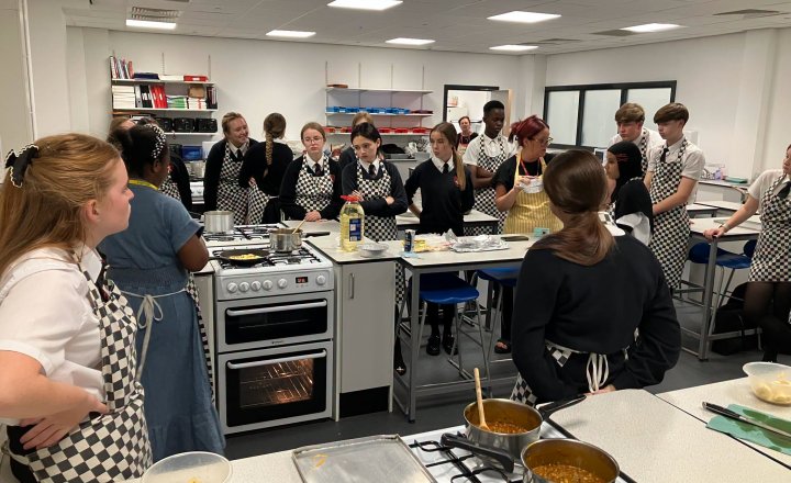 To celebrate Black History Month, EMS students took part in an African Cooking Workshop