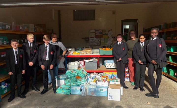 Amazing donations to Hartlepool Foodback from our students, staff and families