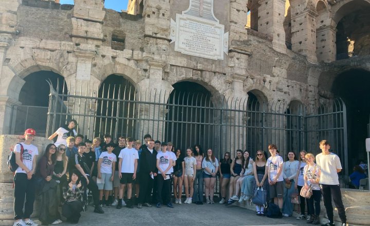 The English Martyrs students on their trip to Rome