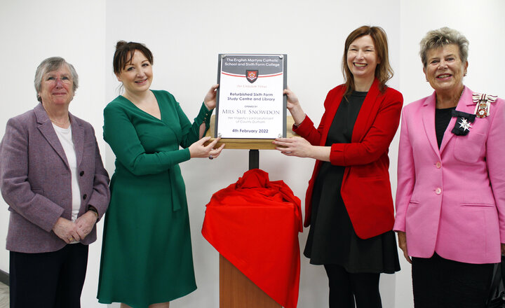 Image of Her Majesty’s Lord Lieutenant Opens New Sixth Form Study Area
