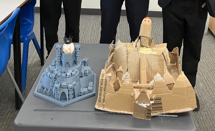 EMS Year 7 students with their amazing competition entries for History 