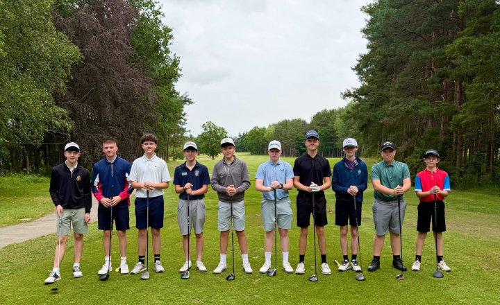 Students from The English Martyrs School and Sixth Form College at the annual Peter McMahon House Golf Trophy
