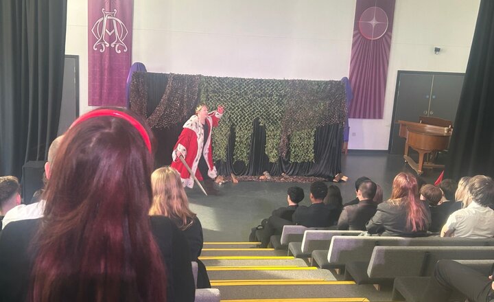 Initiate Theatre preforming Macbeth and A Christmas Carol at EMS