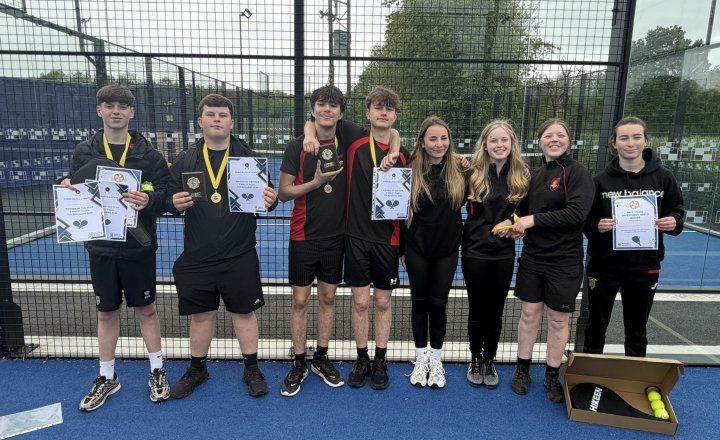 EMS students amazing success at the BHCET Padel Tournament