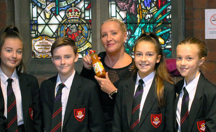 Image of English Martyrs students donate to St. Aidan’s Kitchen