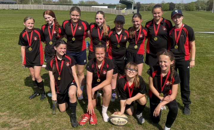 EMS Girls' Rugby Team crowned Tees Valley T1 Rugby Champions!