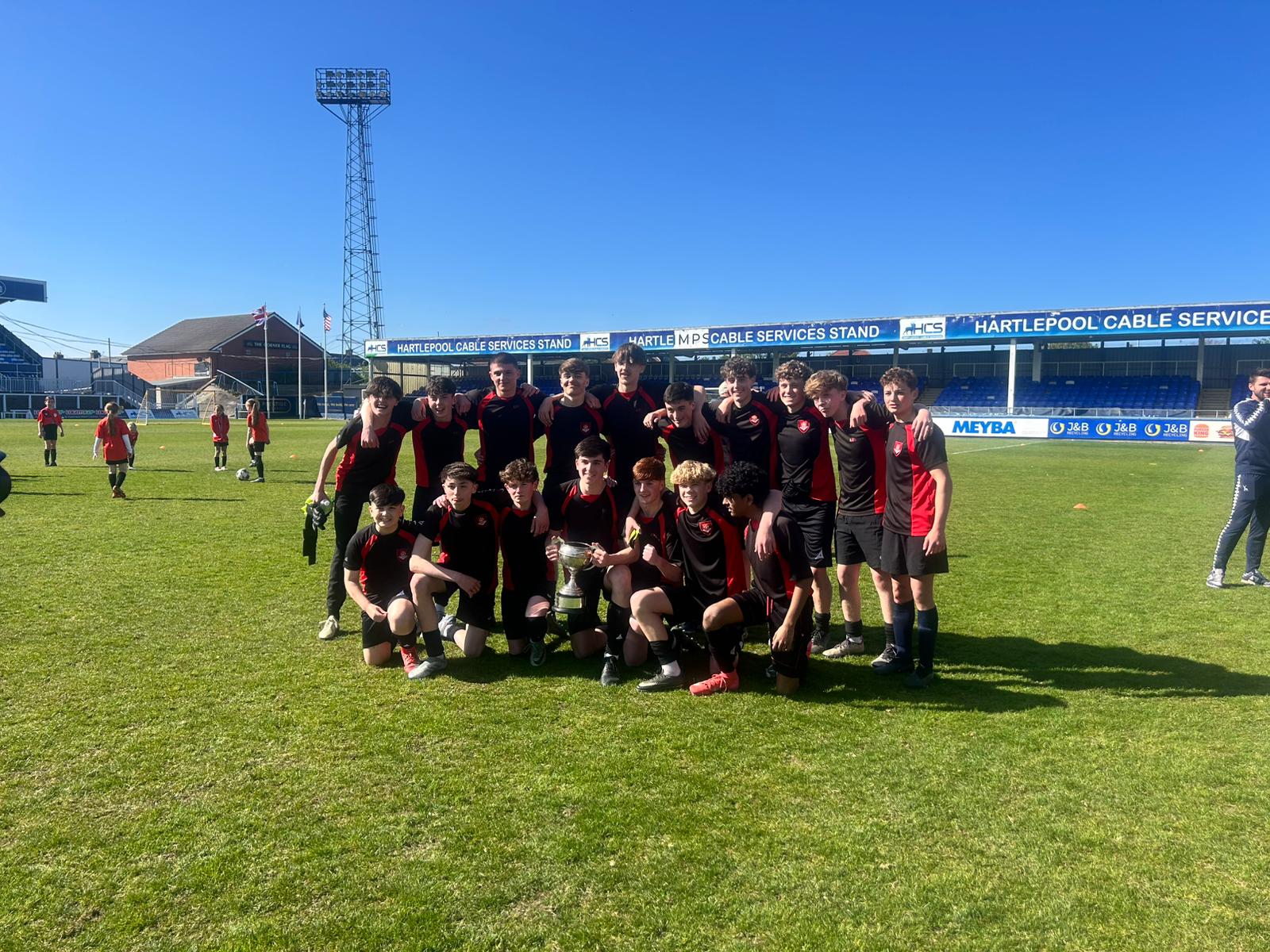 EMS Year 10 students after their amazing Town Cup game