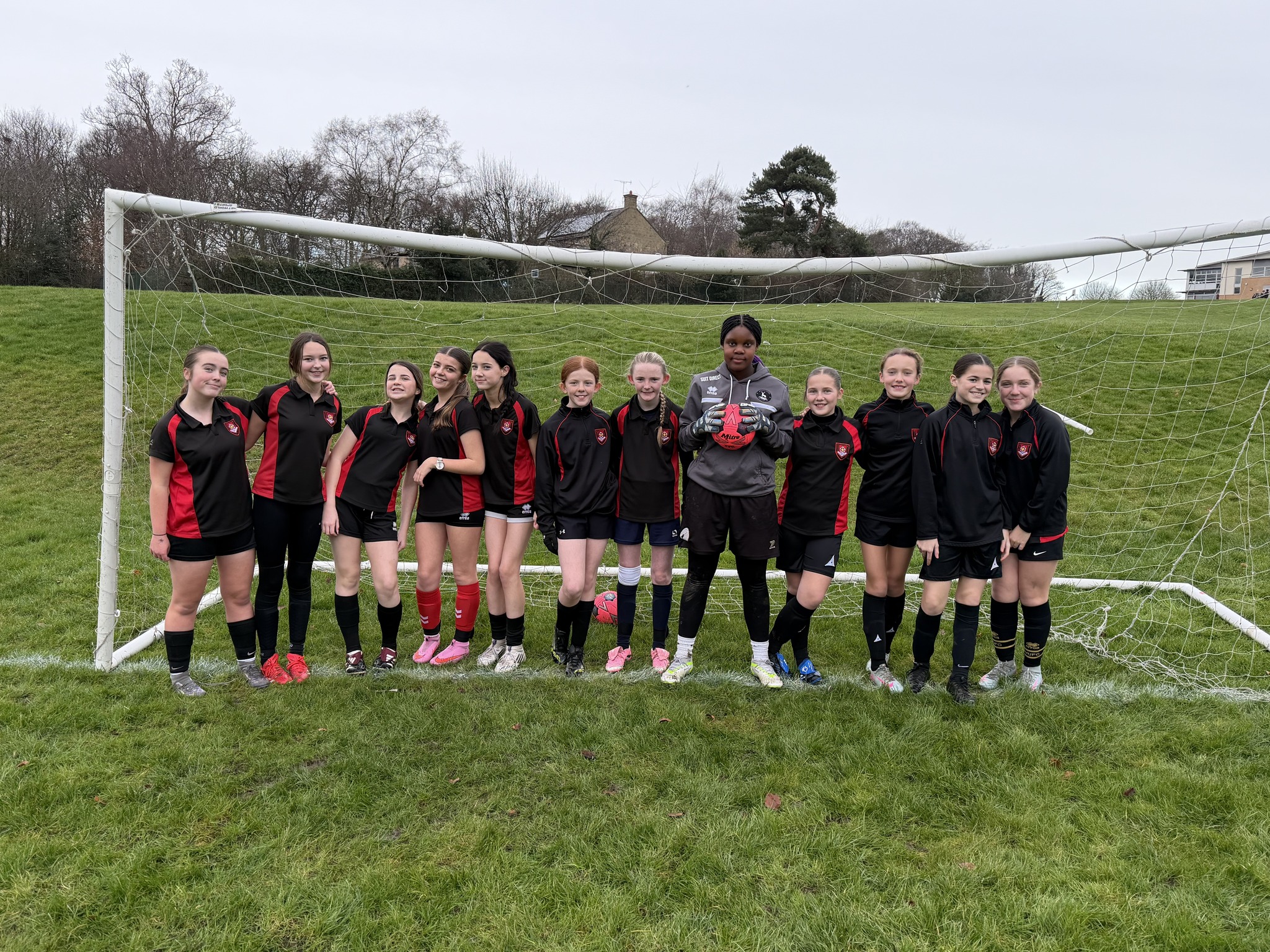 EMS Under 13 girls completing 6th round of the National Cup 