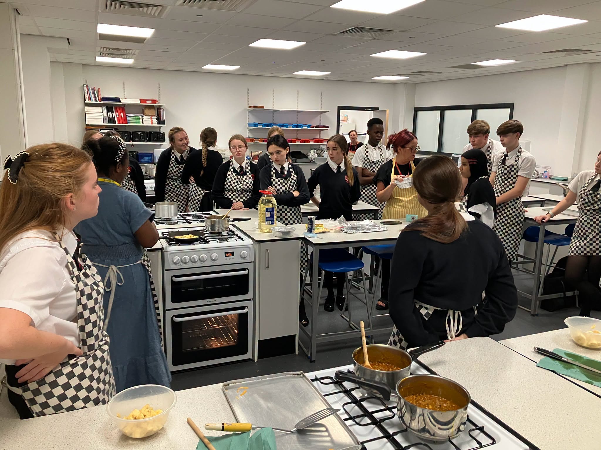 To celebrate Black History Month, EMS students took part in an African Cooking Workshop