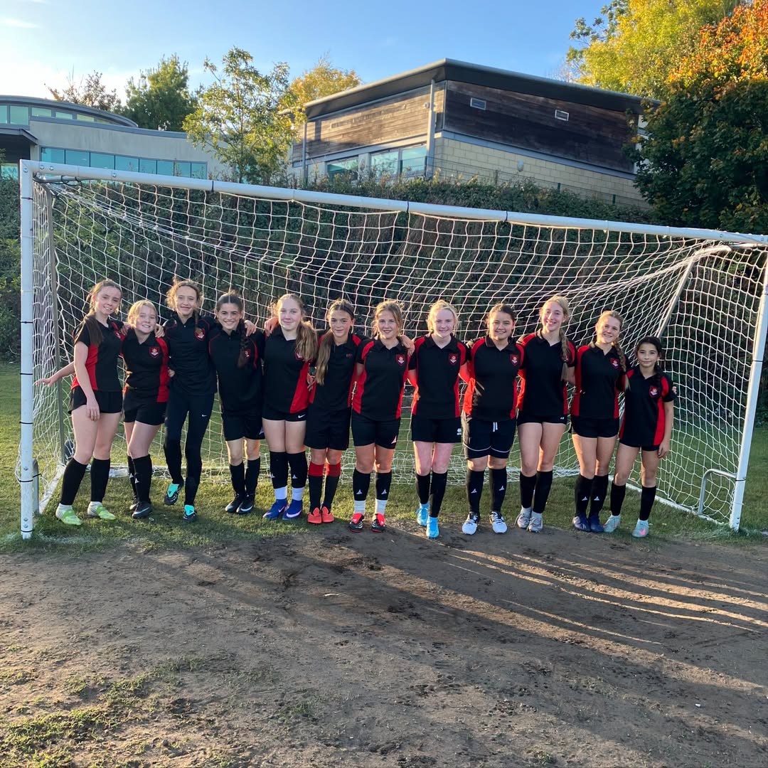 EMS U13 Girls' Football Team at the Durham County Cup