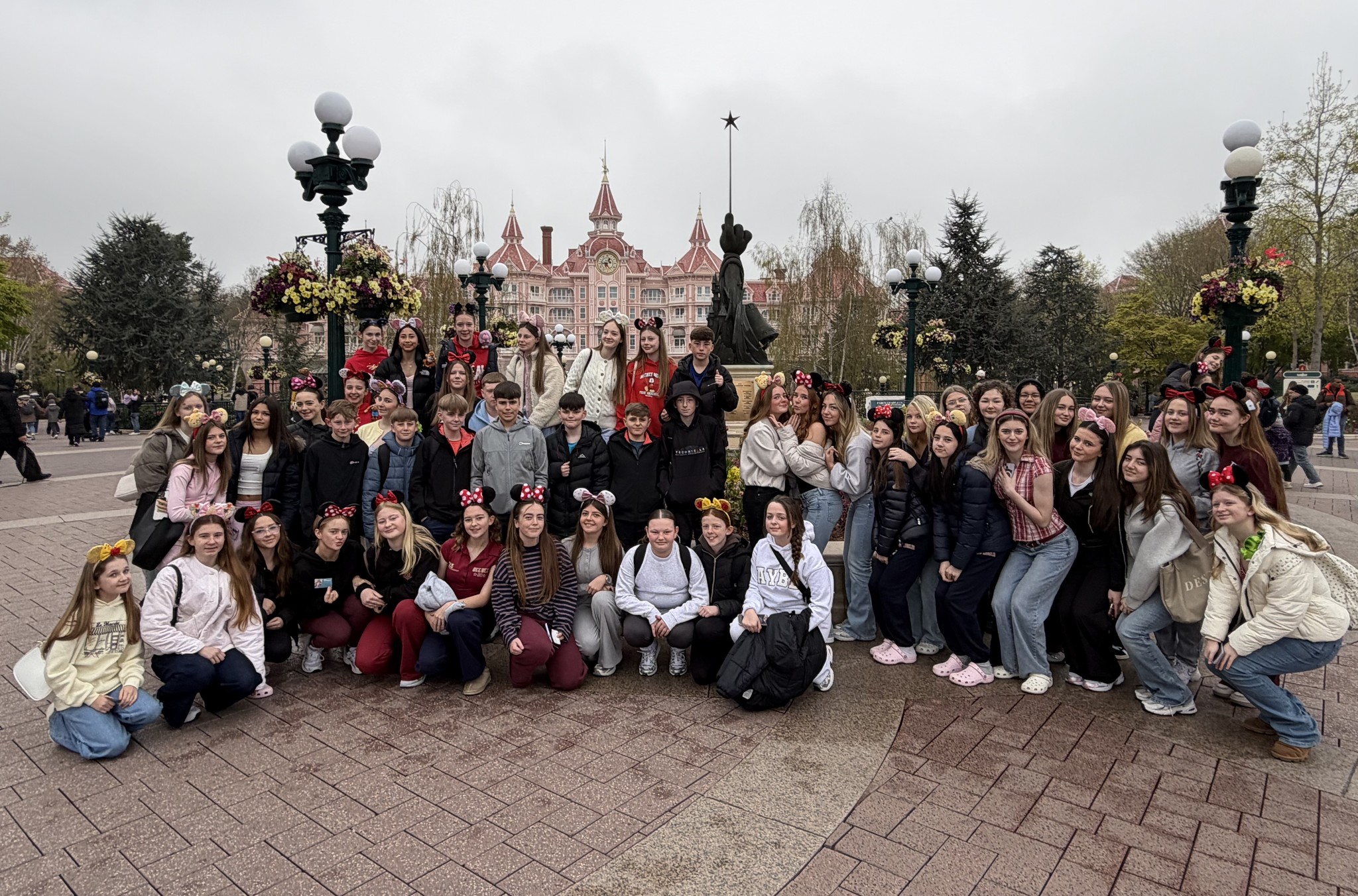 EMS students at Disneyland Paris for their Disney Sports Tour 2026