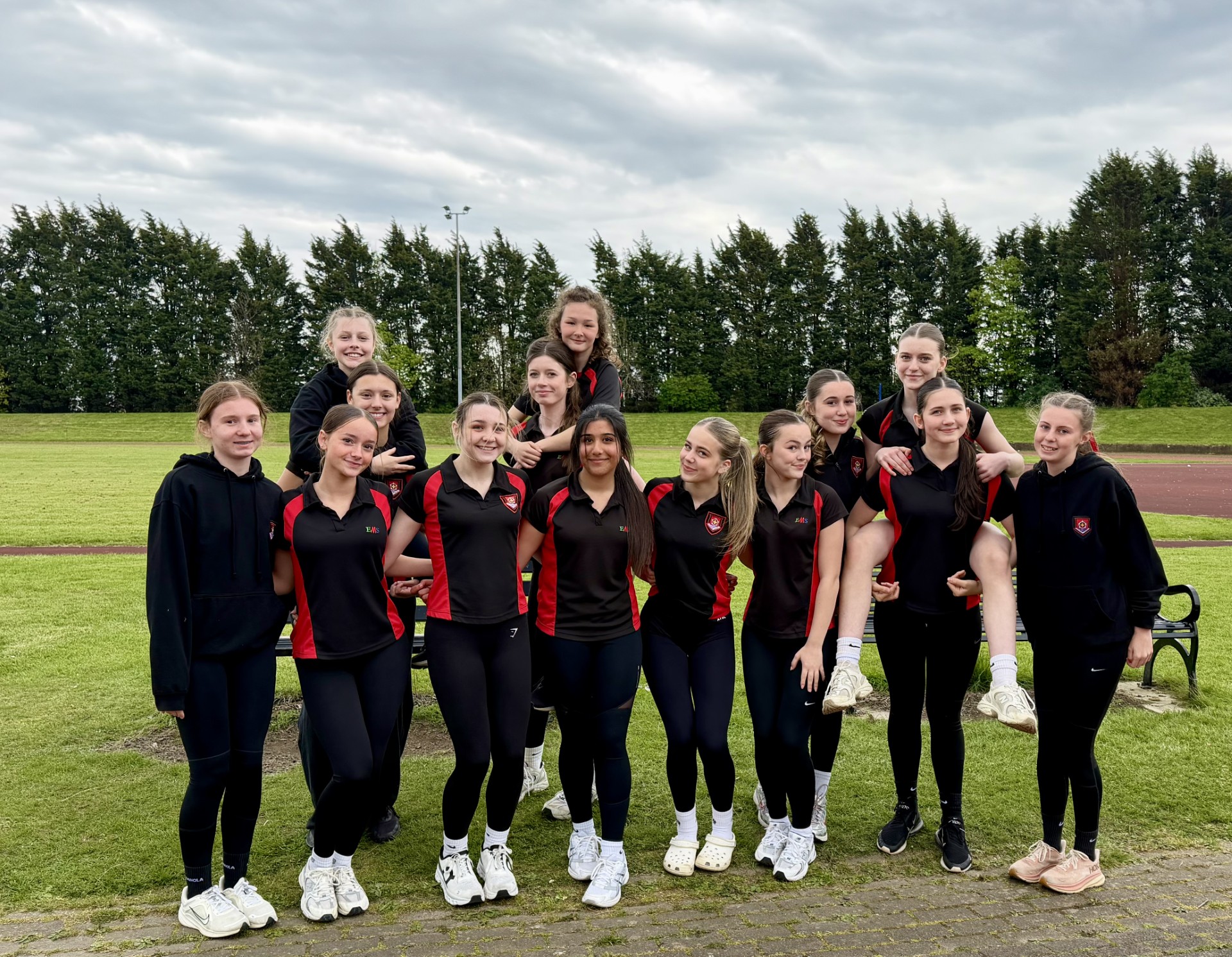 EMS, Inter Girls Athletics Team, crowned ESAA Durham County Champions!