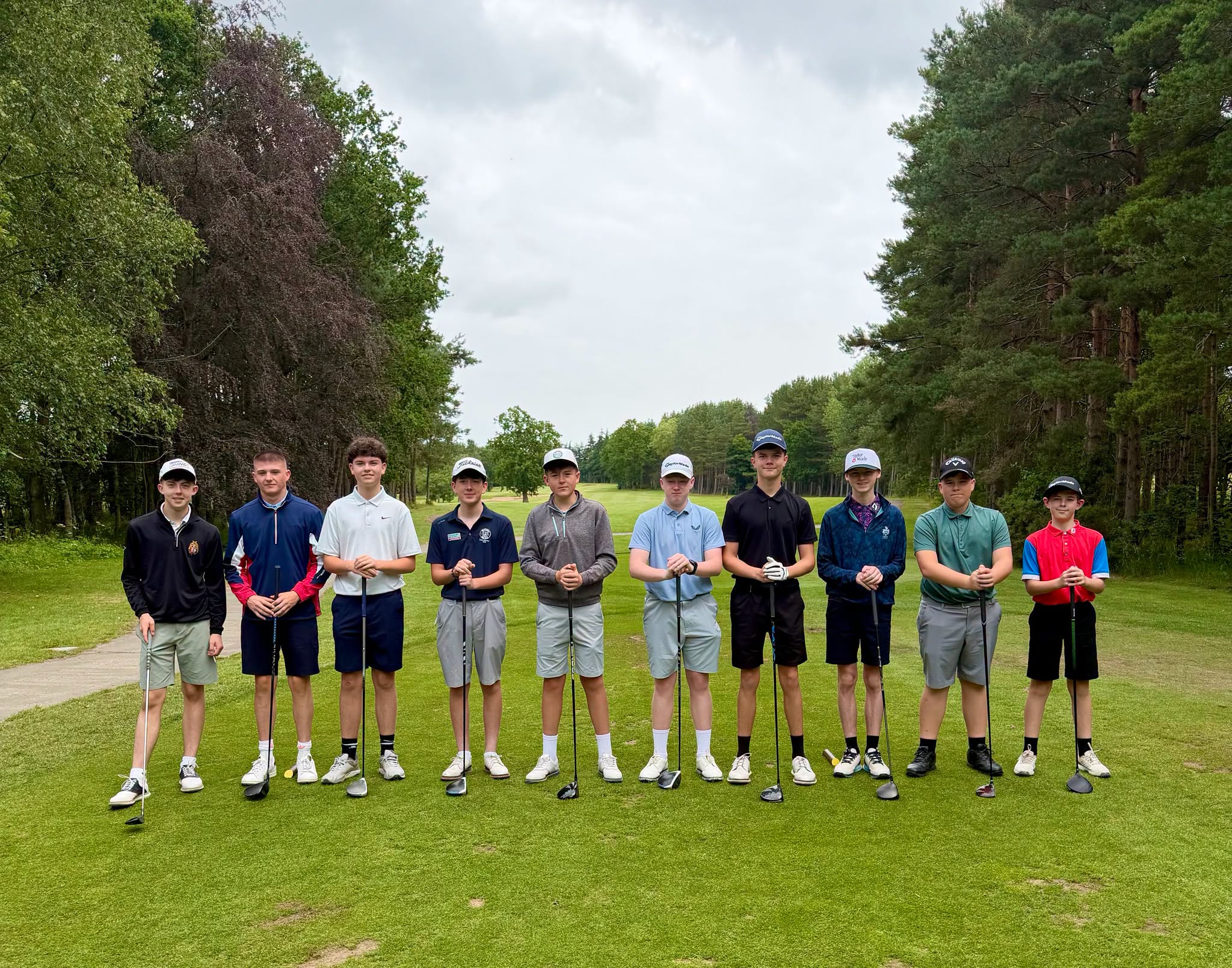 Students from The English Martyrs School and Sixth Form College at the annual Peter McMahon House Golf Trophy