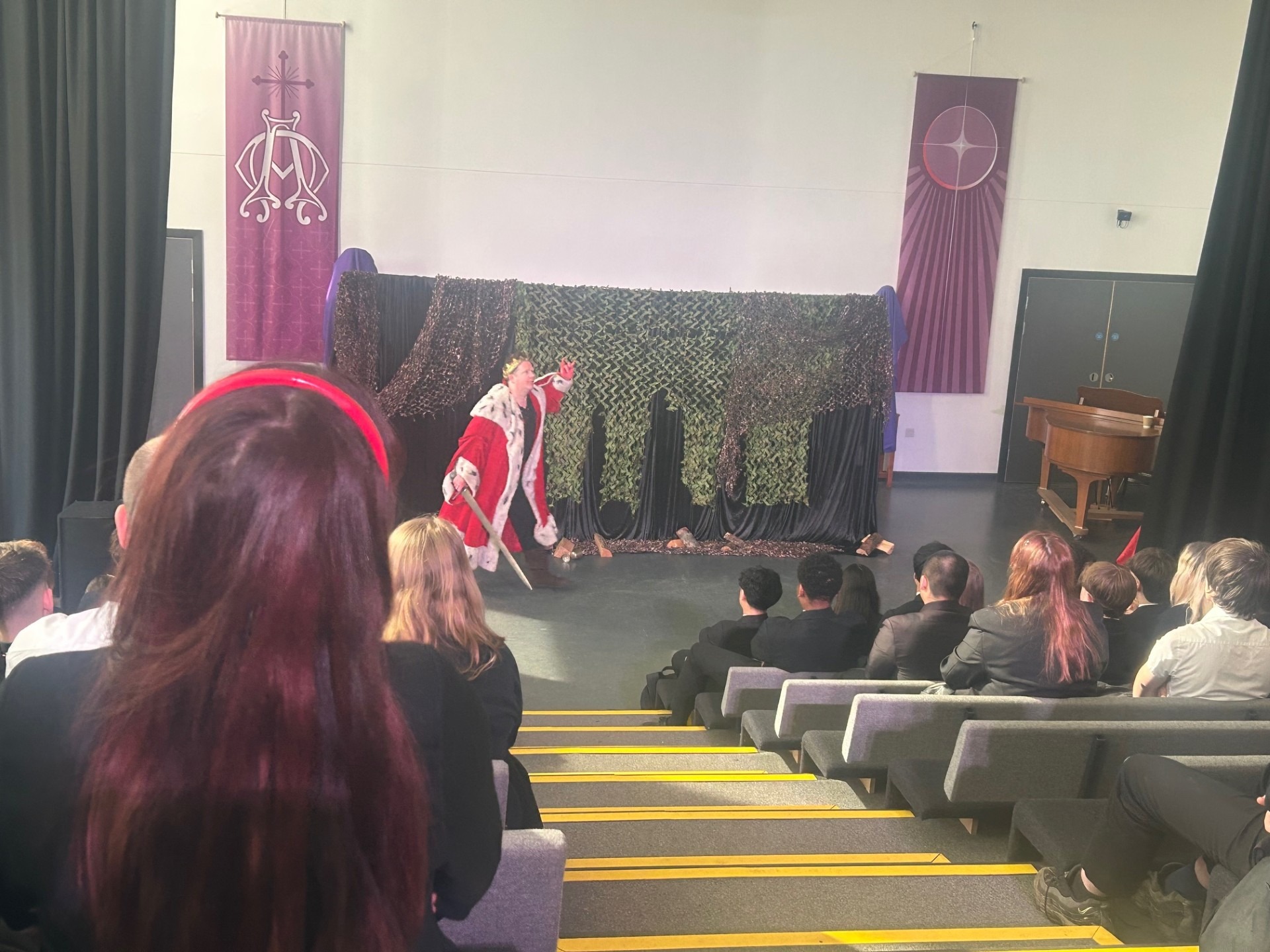 Initiate Theatre preforming Macbeth and A Christmas Carol at EMS