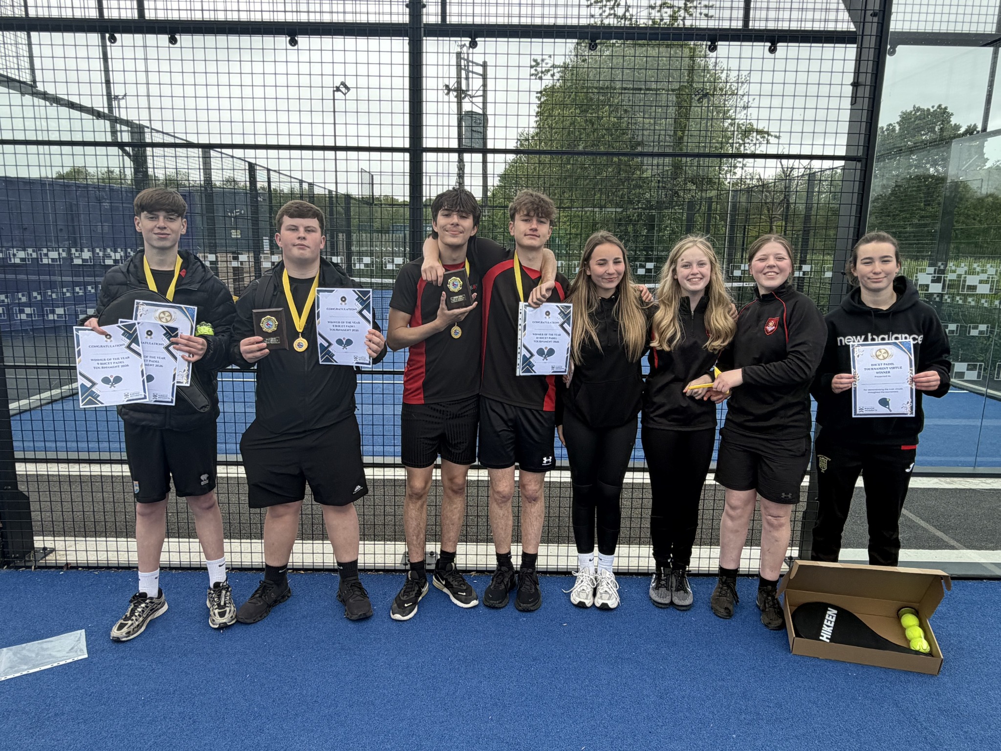 EMS students amazing success at the BHCET Padel Tournament