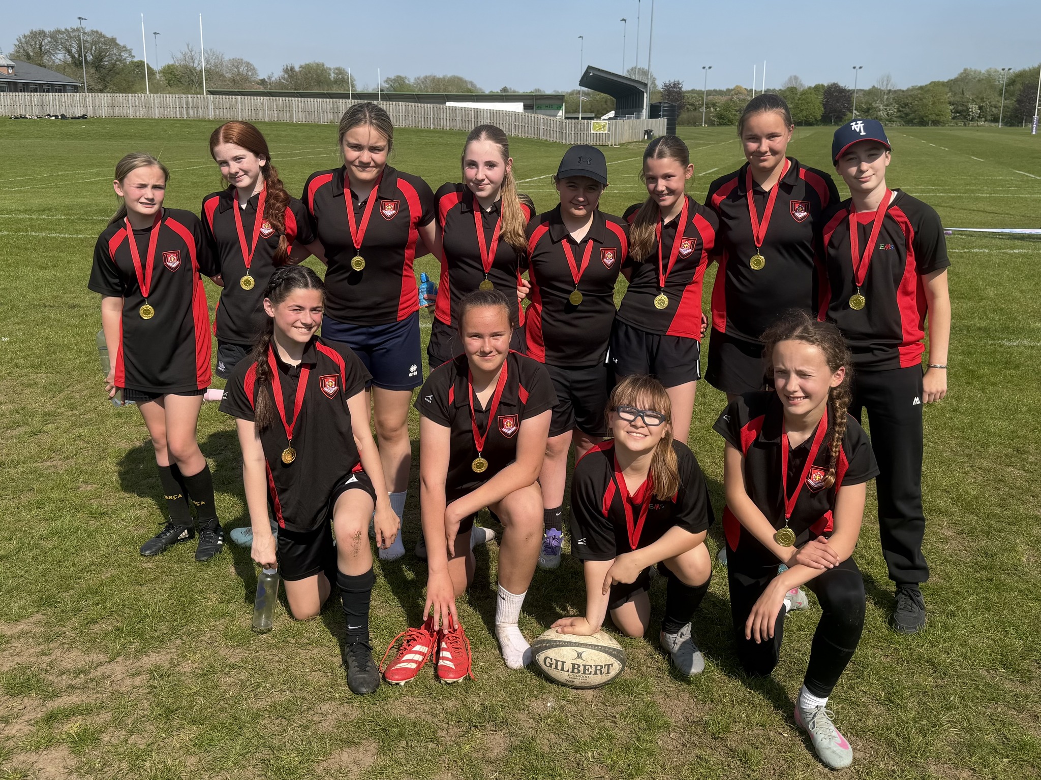 EMS Girls' Rugby Team crowned Tees Valley T1 Rugby Champions!