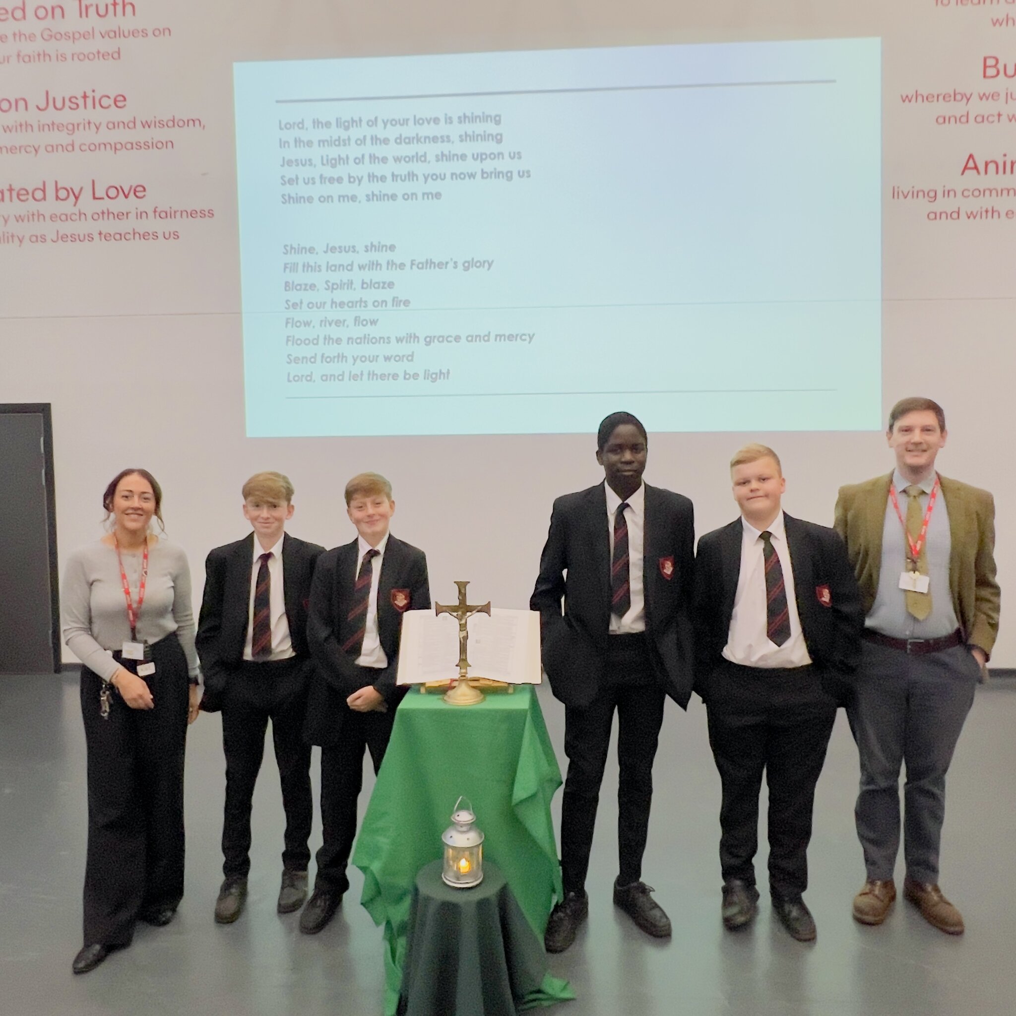 Image of Faith in Action at The English Martyrs – Pupils Leading Collective Worship
