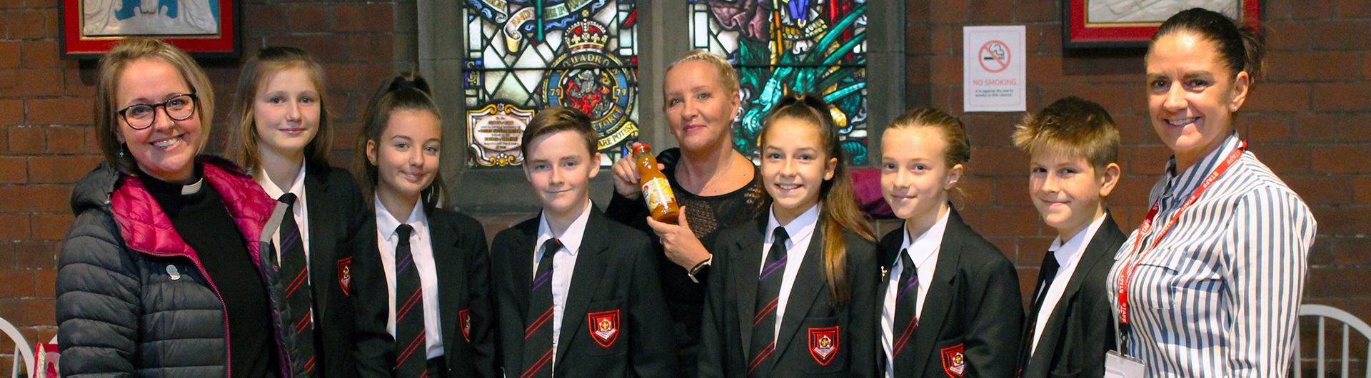 Image of English Martyrs students donate to St. Aidan’s Kitchen