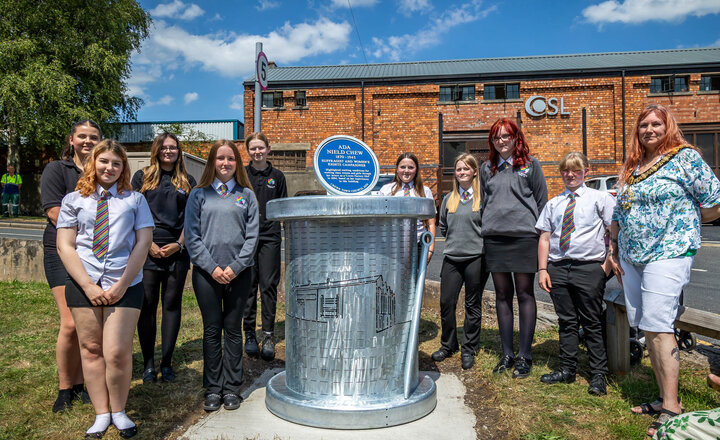 Image of Crewe UTC Female Engineers' Plinth Honours Women's Activist