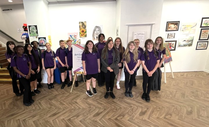Image of TLP Art Exhibition now showing in Crewe!