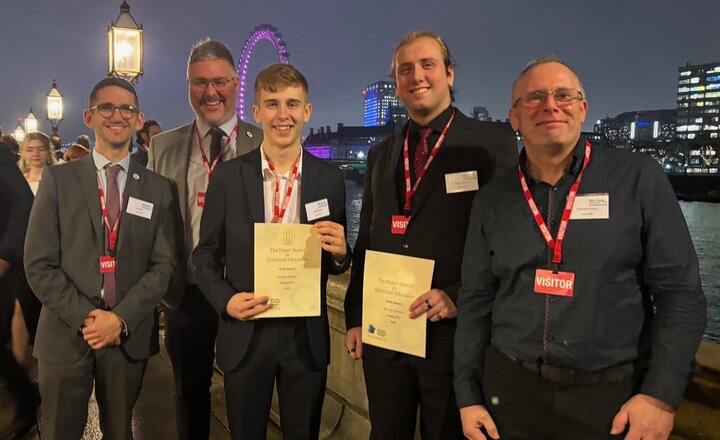 Image of UTC students receive Gold Baker Award at House of Lords