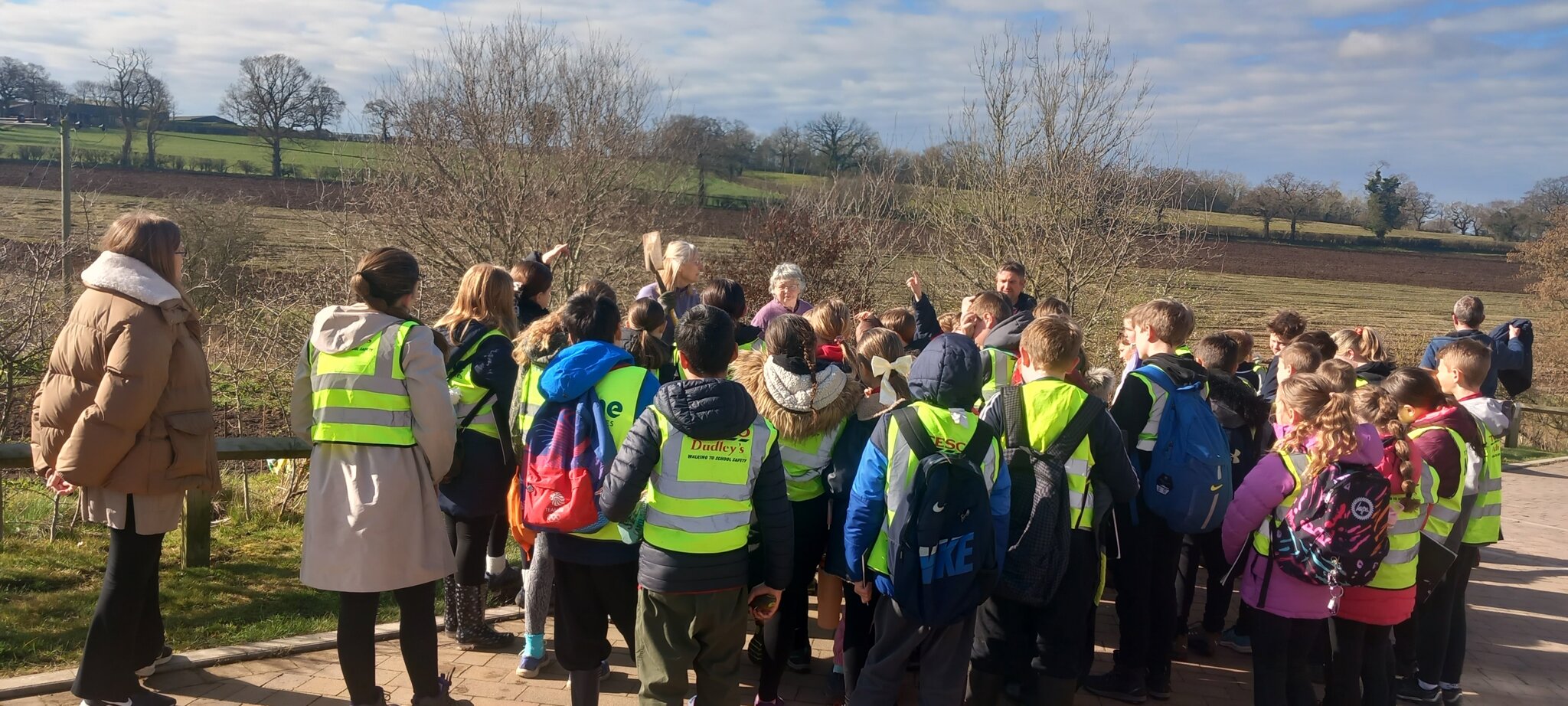 Image of Black Firs Pupils Plant a Tiny Forest