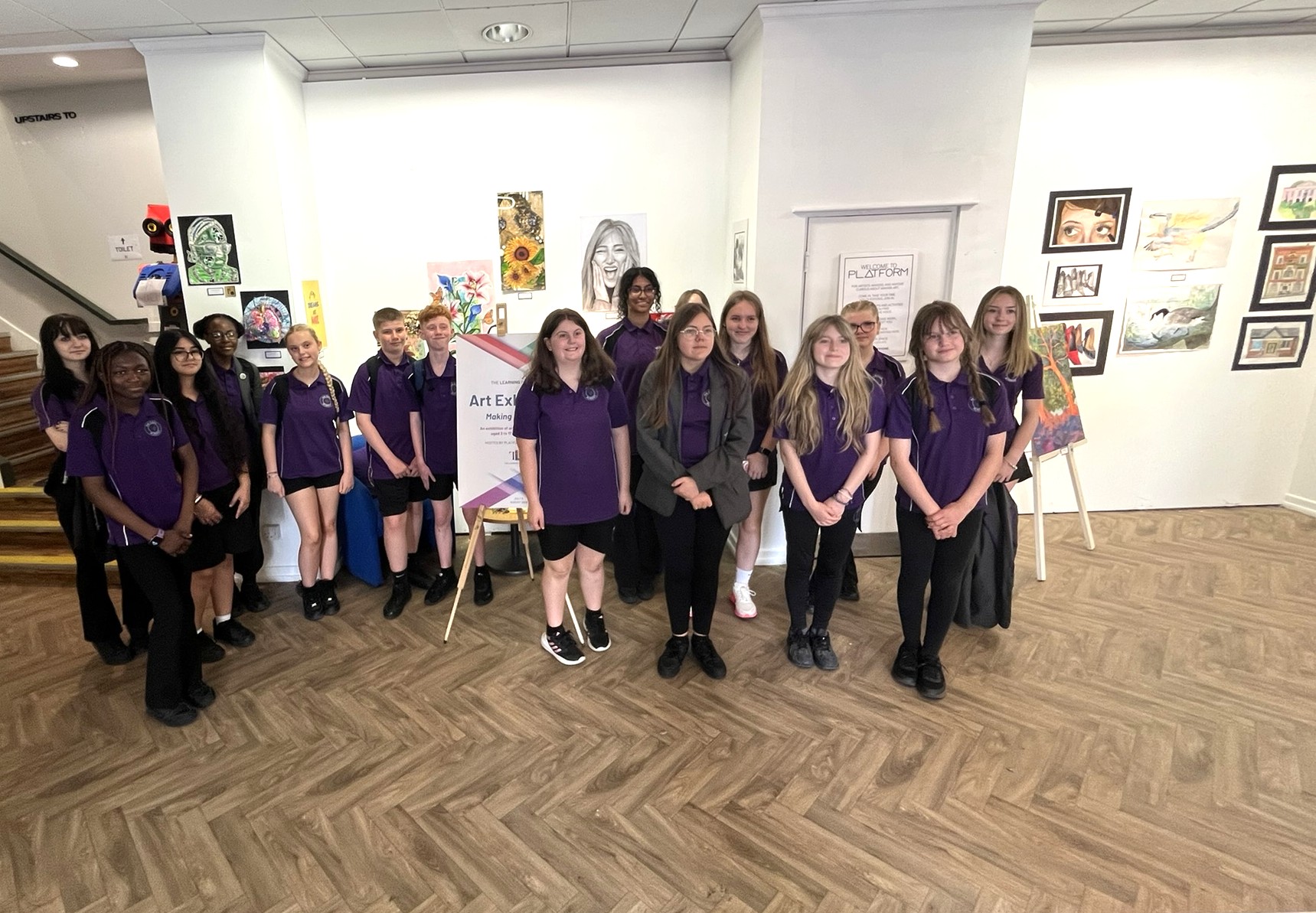 Image of TLP Art Exhibition now showing in Crewe!