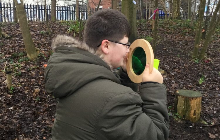 Image of Forest School with Class 4:4 