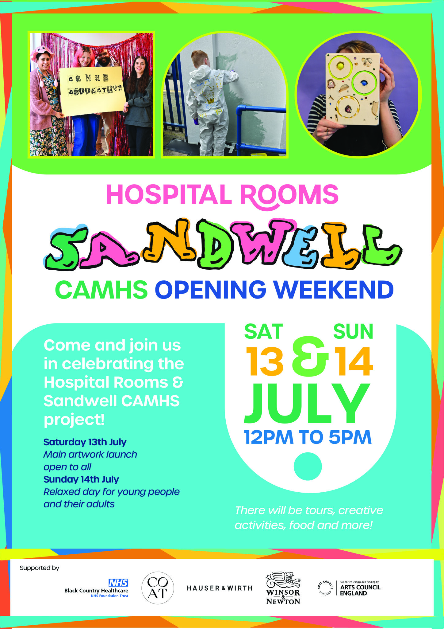 Image of Hospital Rooms Sandwell CAMHS Opening Weekend