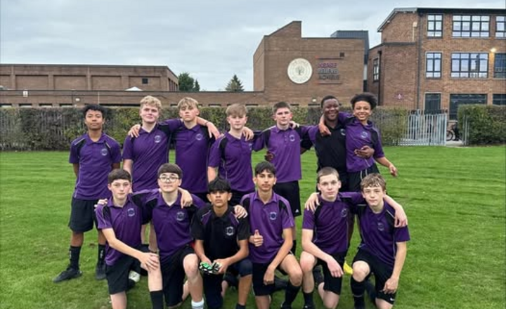 Image of 4-2 win for our footballers!
