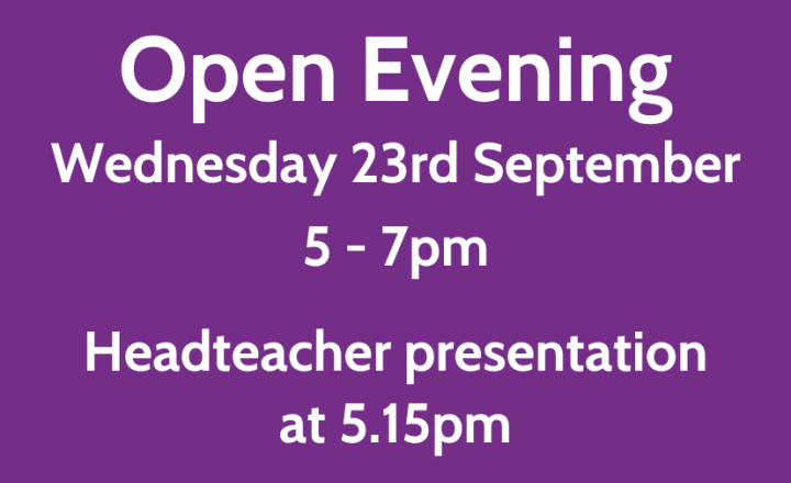 Image of Book now  for Open Evening!
