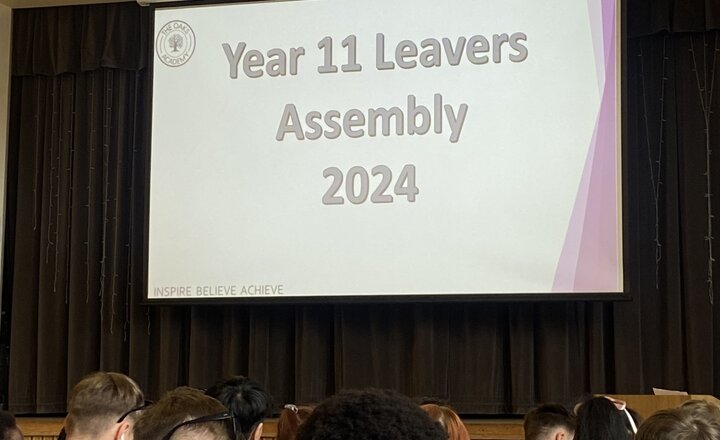 Image of Year 11 Leavers Assembly