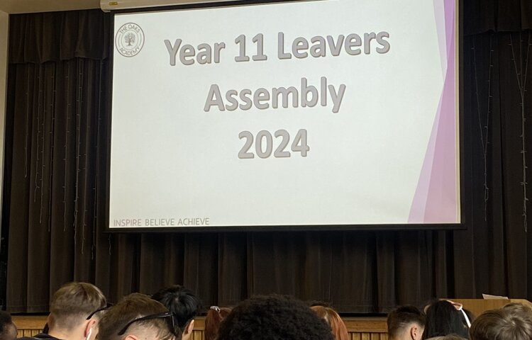 Image of Year 11 Leavers Assembly