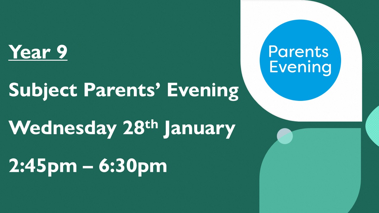 Image of Year 9 Subject Parents' Evening