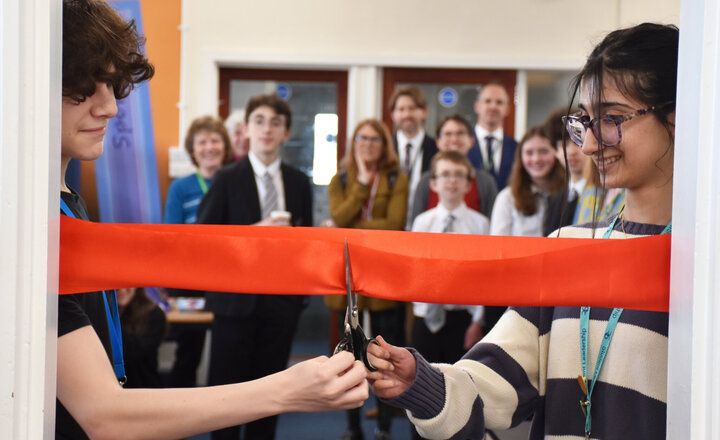 Image of School celebrates official library relaunch