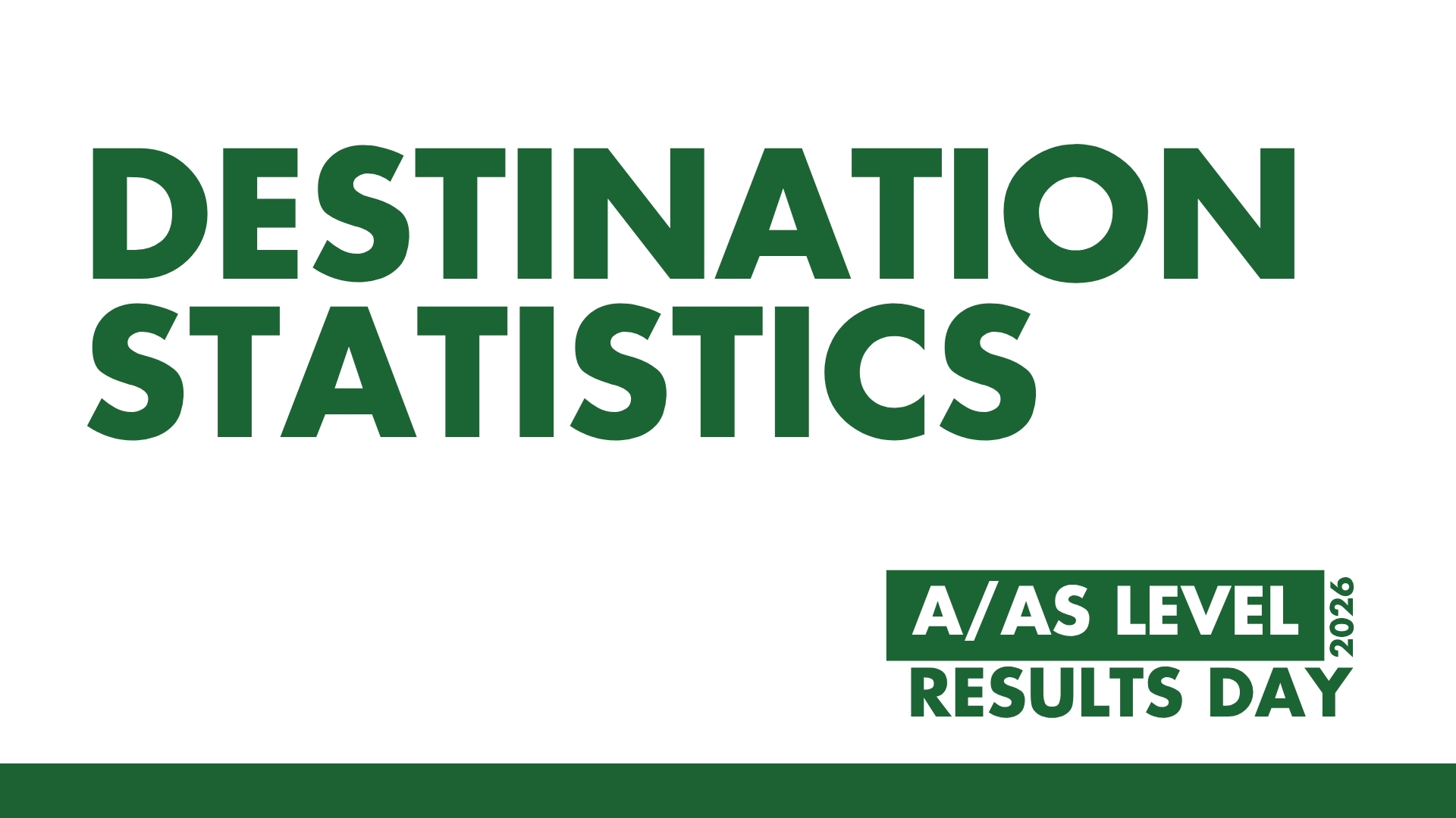 Image of Destination Statistics | A/AS Level Results Day 2026