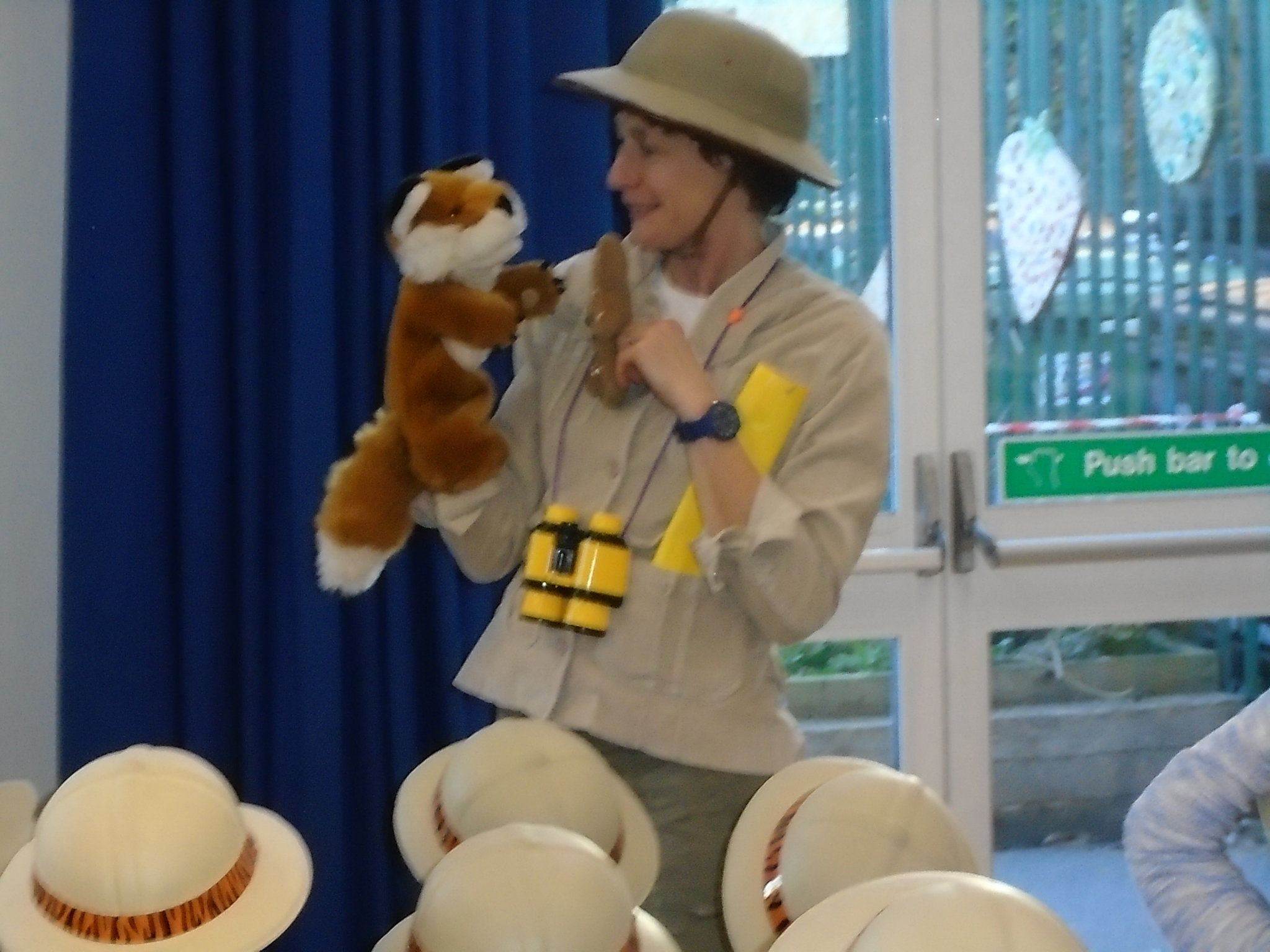 Image of Story telling and ginger bread making in Nursery