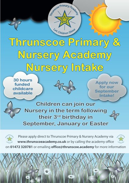 Image of Sign-up for Thrunscoe Nursery Intake