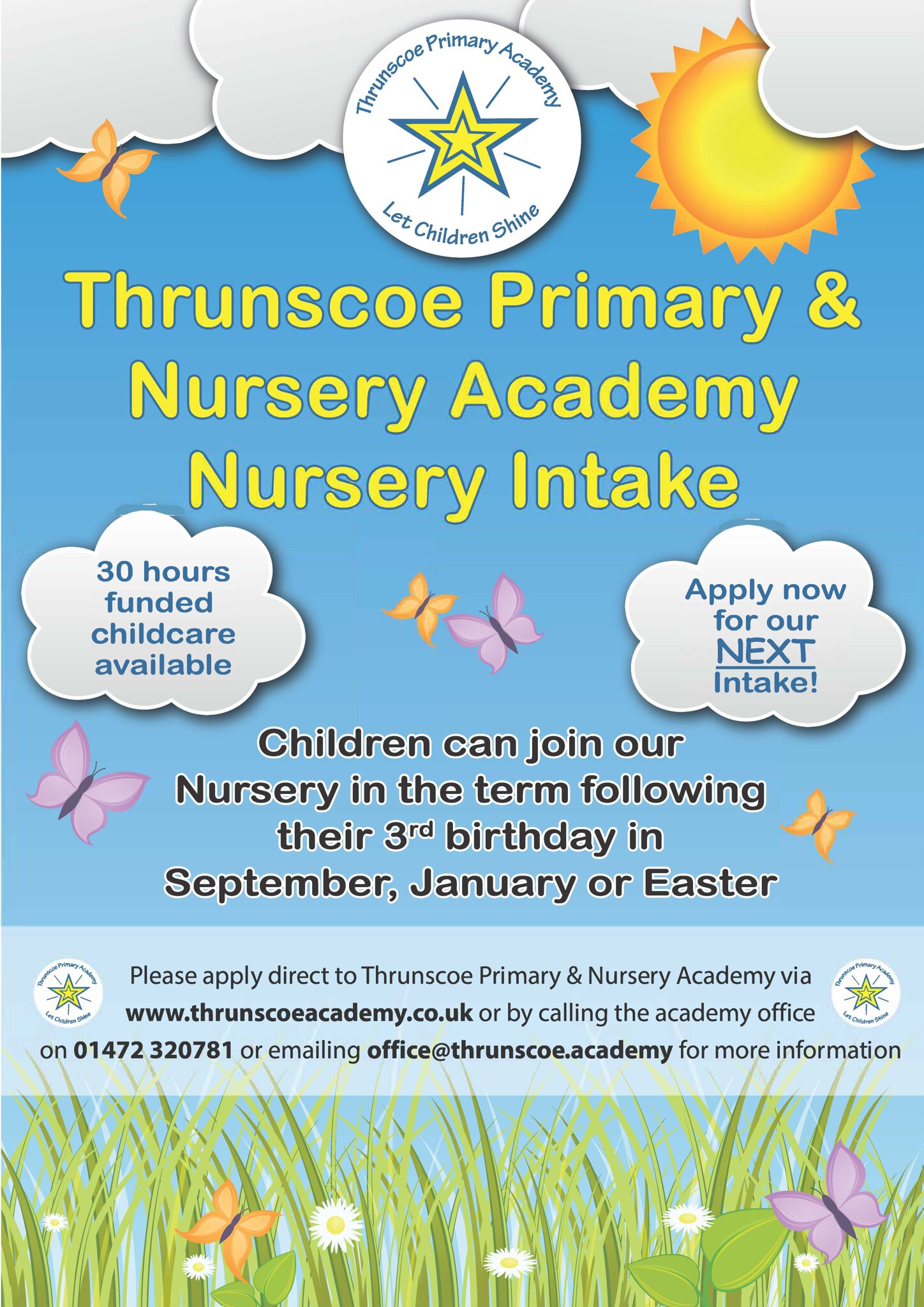 Image of Sign-up for Thrunscoe Nursery Intake