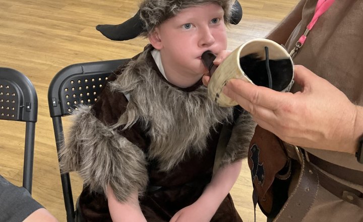 Image of A Viking came to visit!