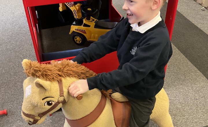 Image of EYFS and KS1 visit to Little Lancashire Village. 