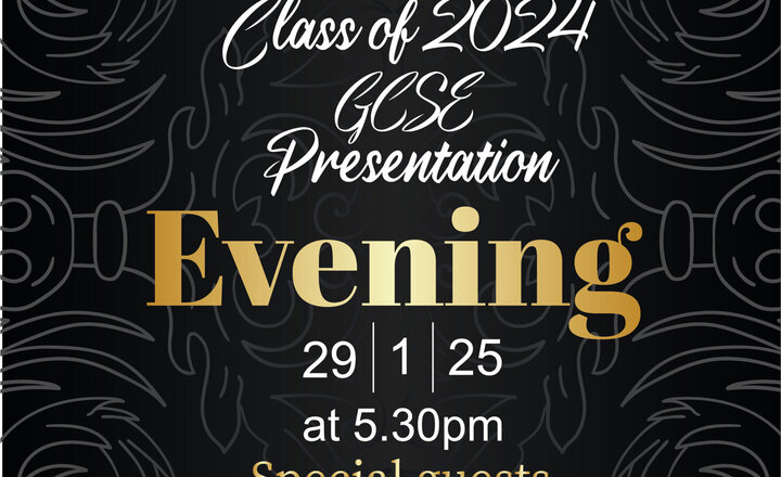 Image of Class of 2024 GCSE Presentation Evening