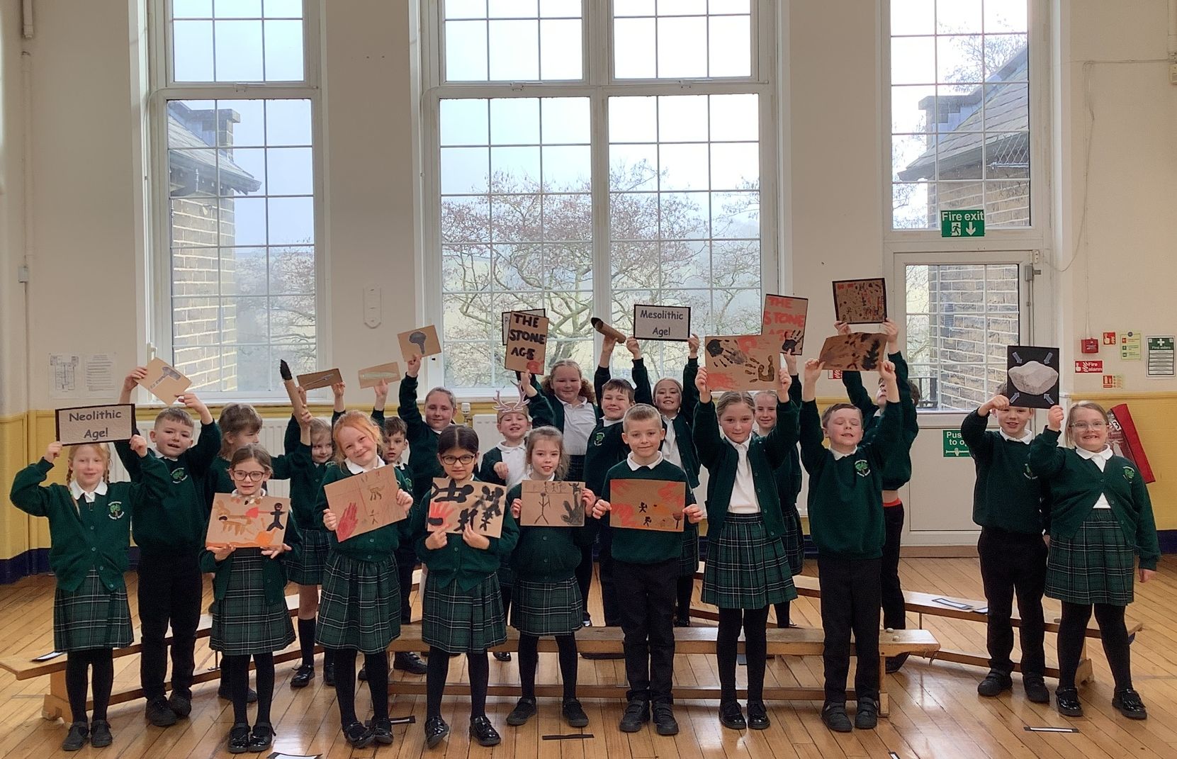Image of Year 3's Stone Age Assembly!