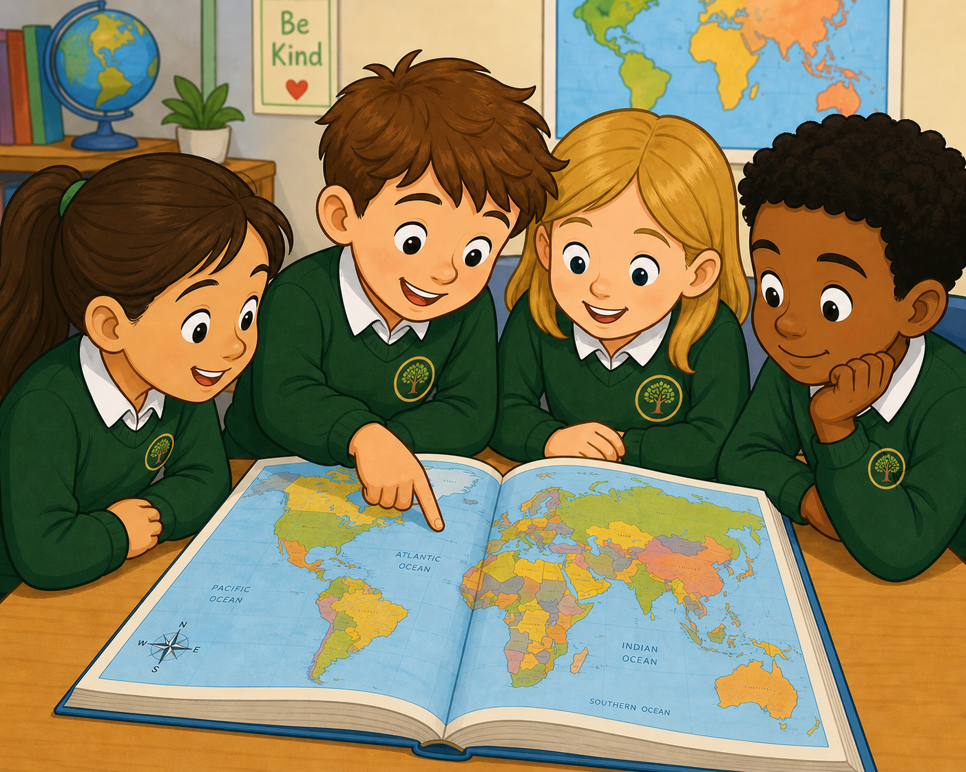 Image of Where in the world are Year 5?