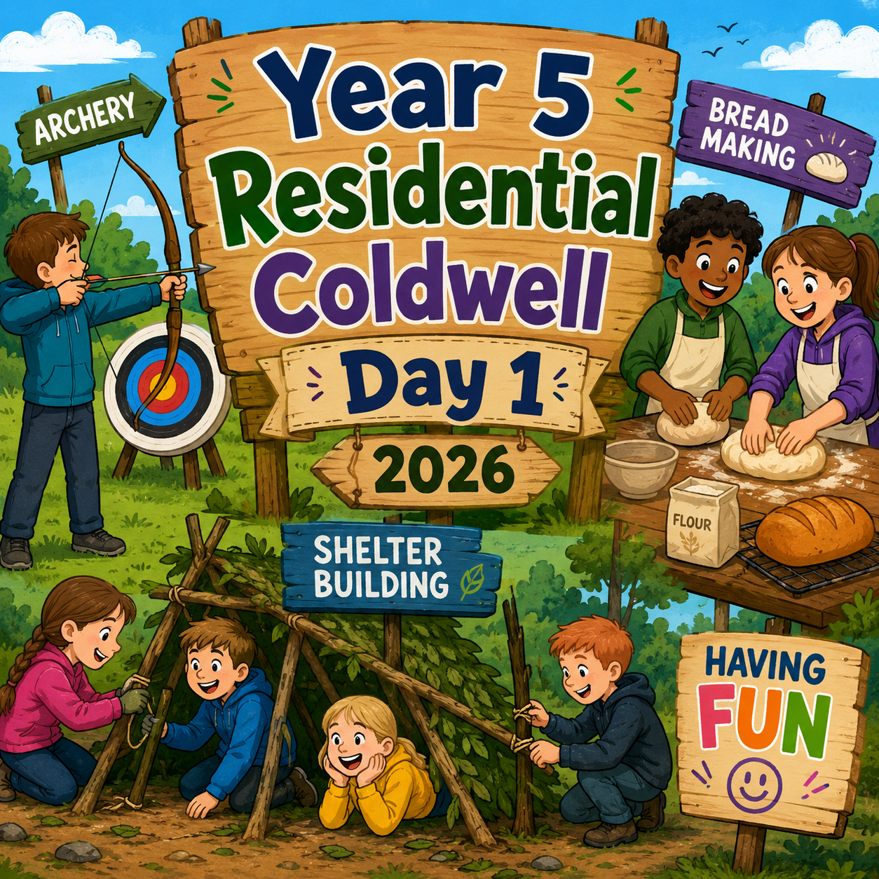 Image of Year 5 Coldwell Trip 2026- Day 1!