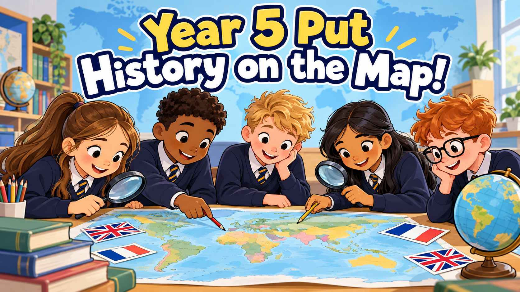Image of Year 5 put History on the Map!