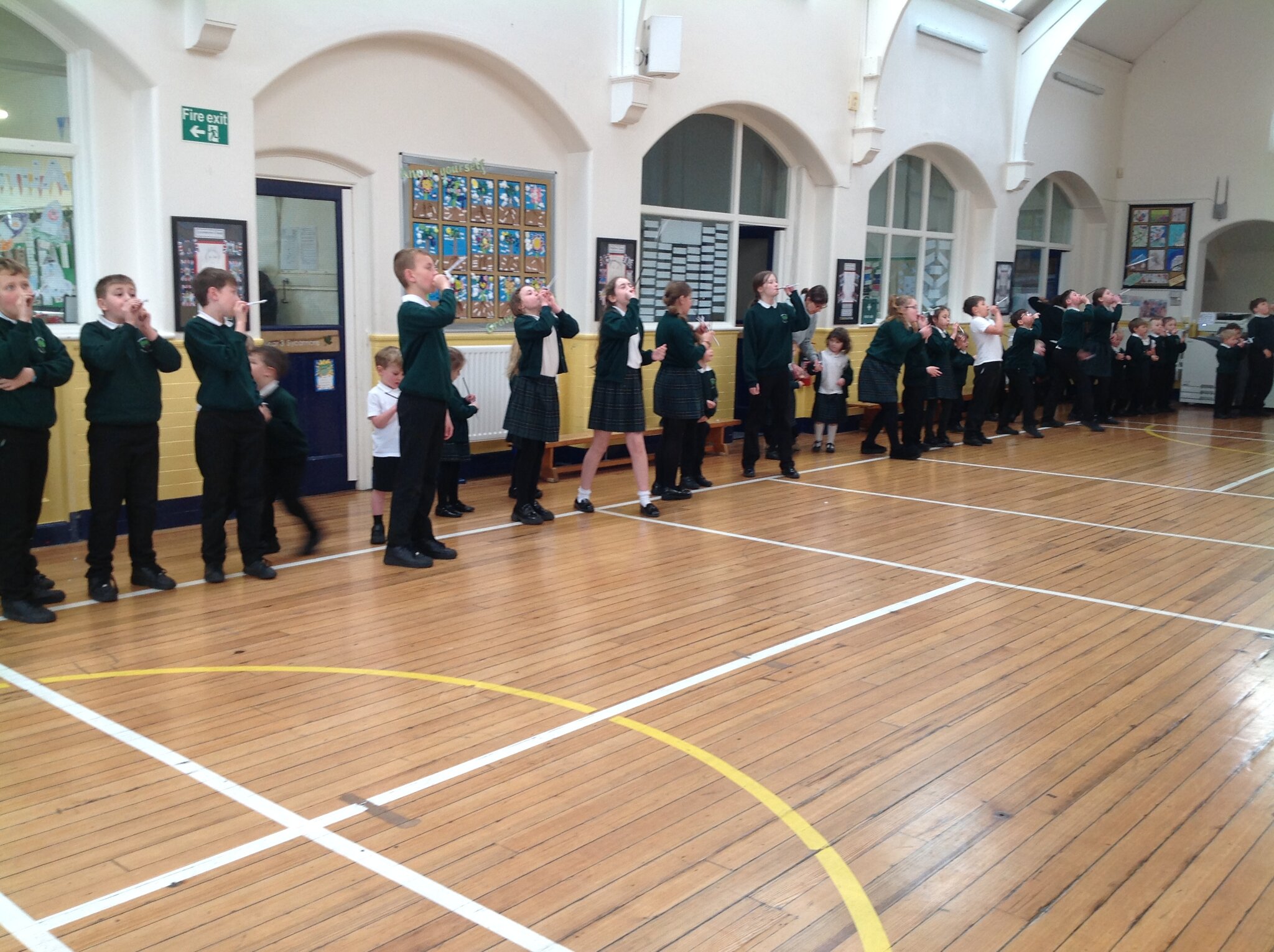 Image of EYFS and buddies rocket launch!