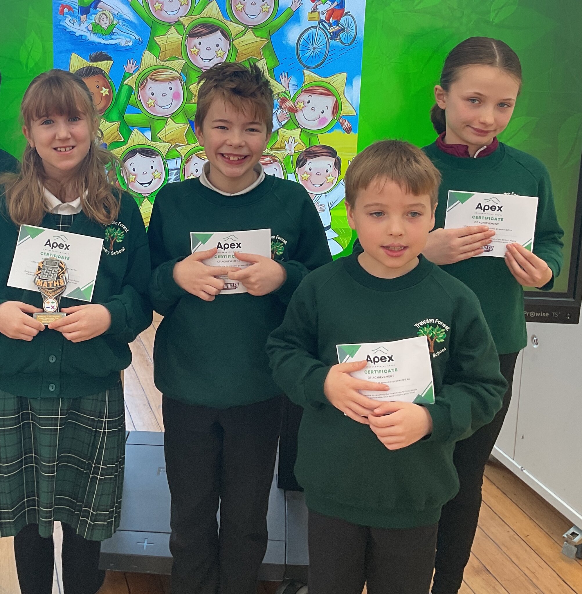 Image of Victory for the Year 5 Maths Team!