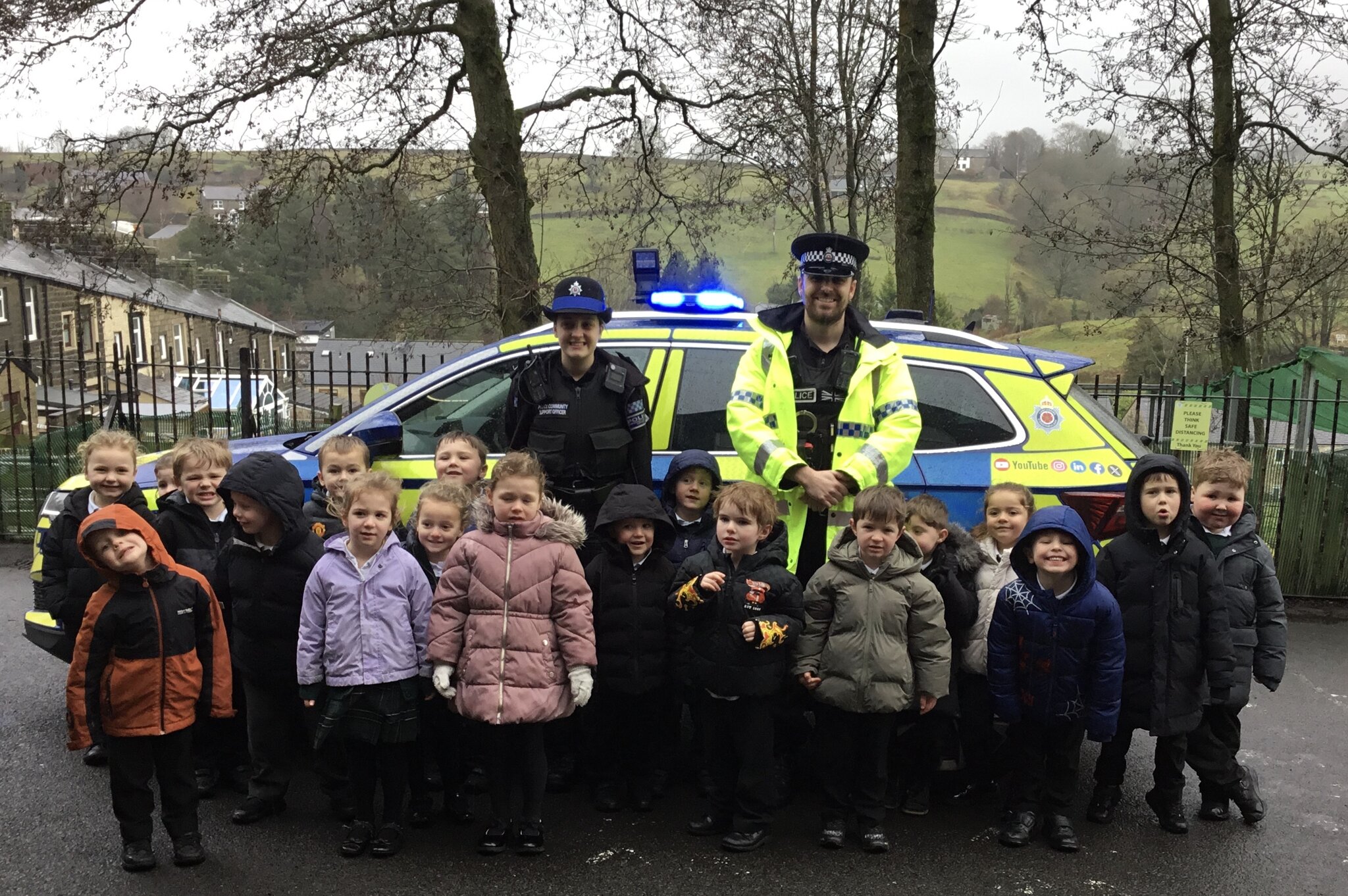 Image of Police Visit Trawden School!