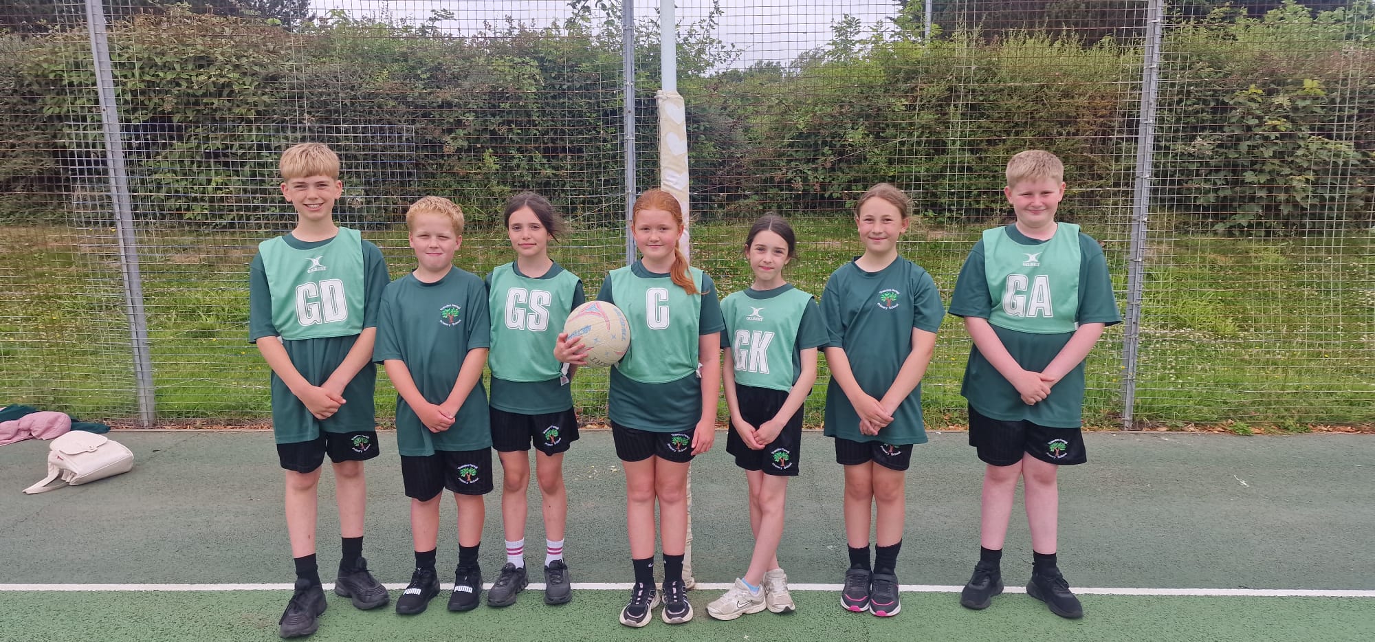 Image of Trawden Forest Netballers in Blackpool